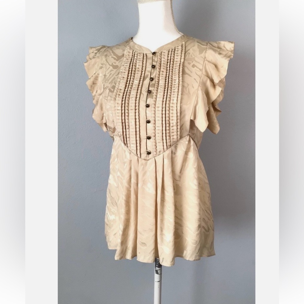 MATTHEW WILLIAMSON Silk Blouse Top